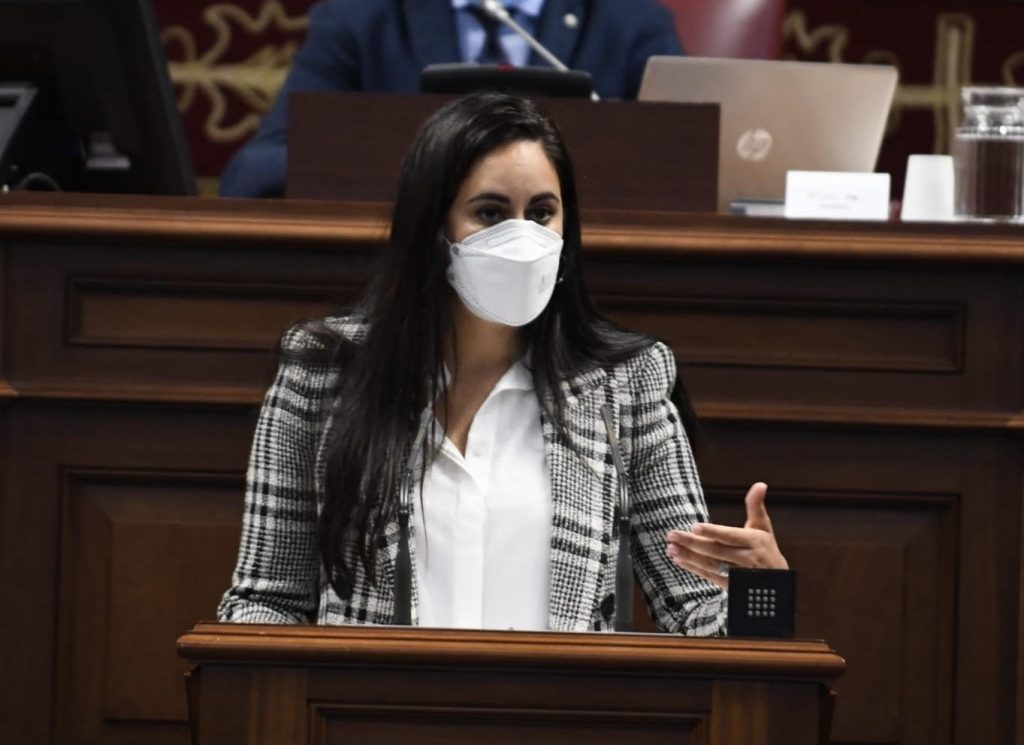 Vidina Espino, Grupo Mixto: "Defiendo los derechos de los canarios dentro del pacto constitucional como me comprometí a hacer"