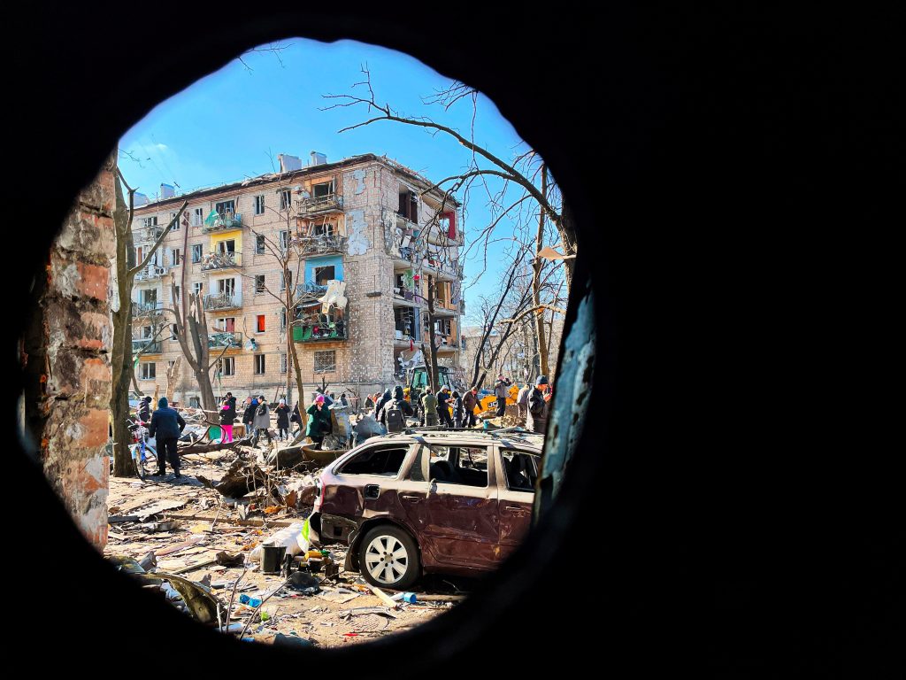 Bombardeo en Ucrania, Kiev