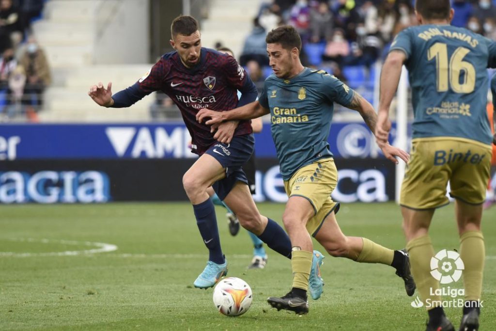 El Huesca y la UD Las Palmas empatan a cero