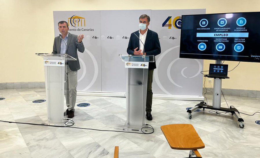 El PP canario ve "el mejor momento" para bajar los impuestos
