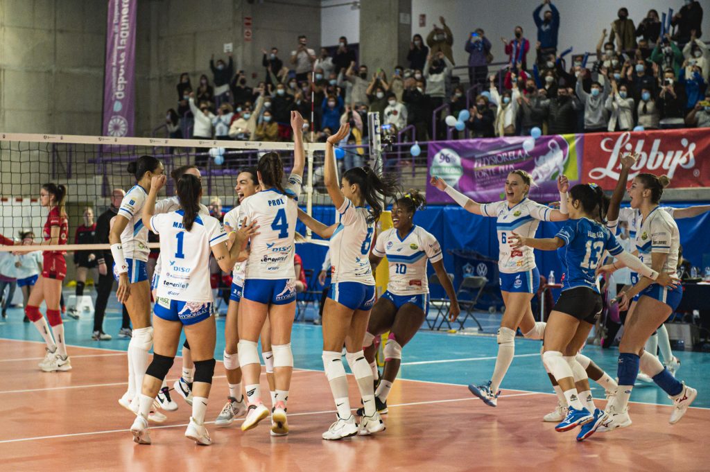 El Tenerife La Laguna hace historia en la CEV Challenge Cup