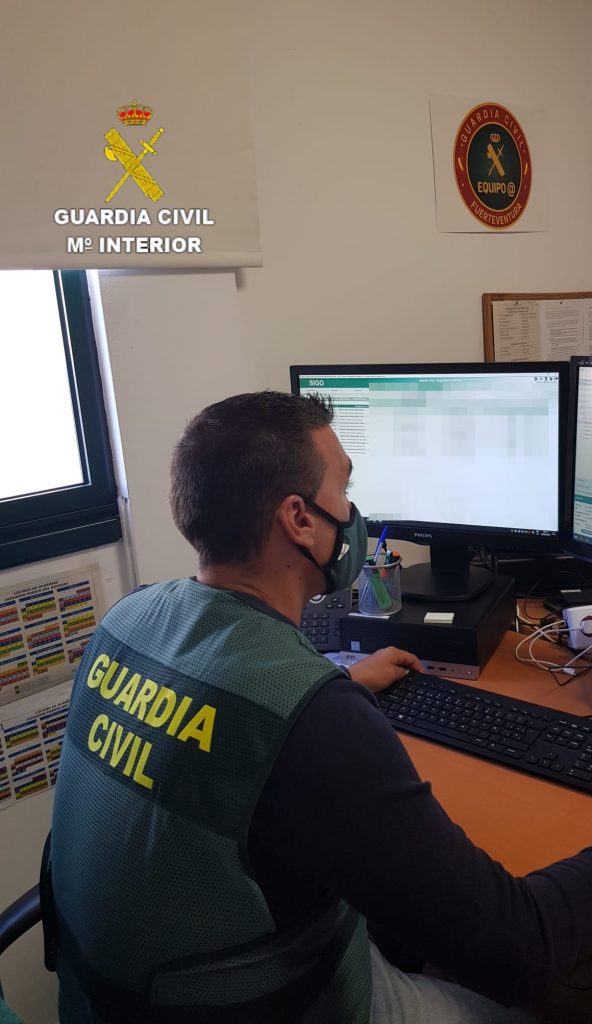 La Guardia Civil esclarece un delito de estafa bancaria en Fuerteventura