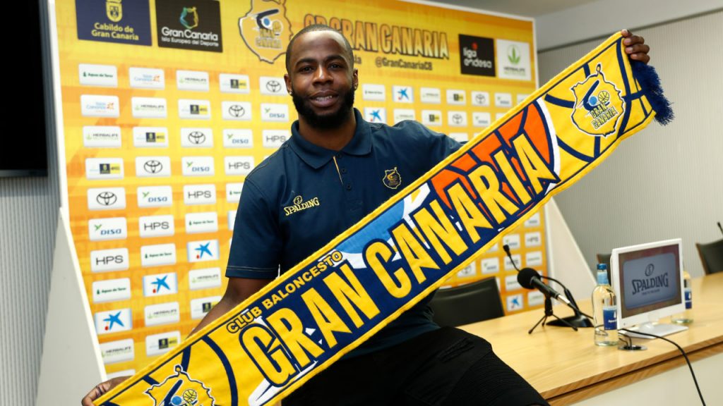 El 'Granca' presenta a Kenny Chery como nuevo jugador