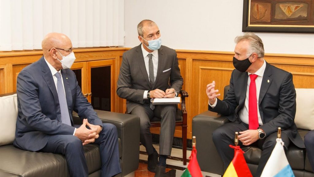 Los presidentes de Mauritania y Canarias trabajarán en afianzar la colaboración mutua