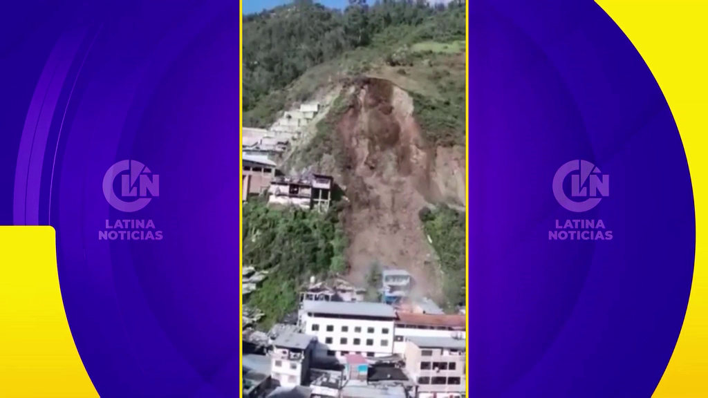 Al menos siete desaparecidos por un deslizamiento de tierra en Perú