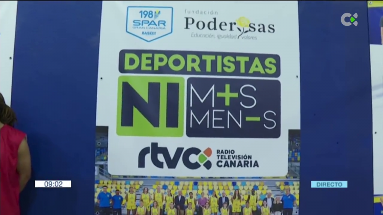 El CB Islas Canarias se suma a la campaña «Deportistas ni más ni menos» de RTVC