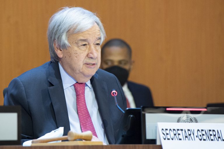 Guterres viajará este martes a Moscú para reunirse con Putin