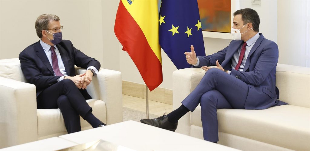 Sánchez y Feijóo pactan volver a negociar la renovación de órganos