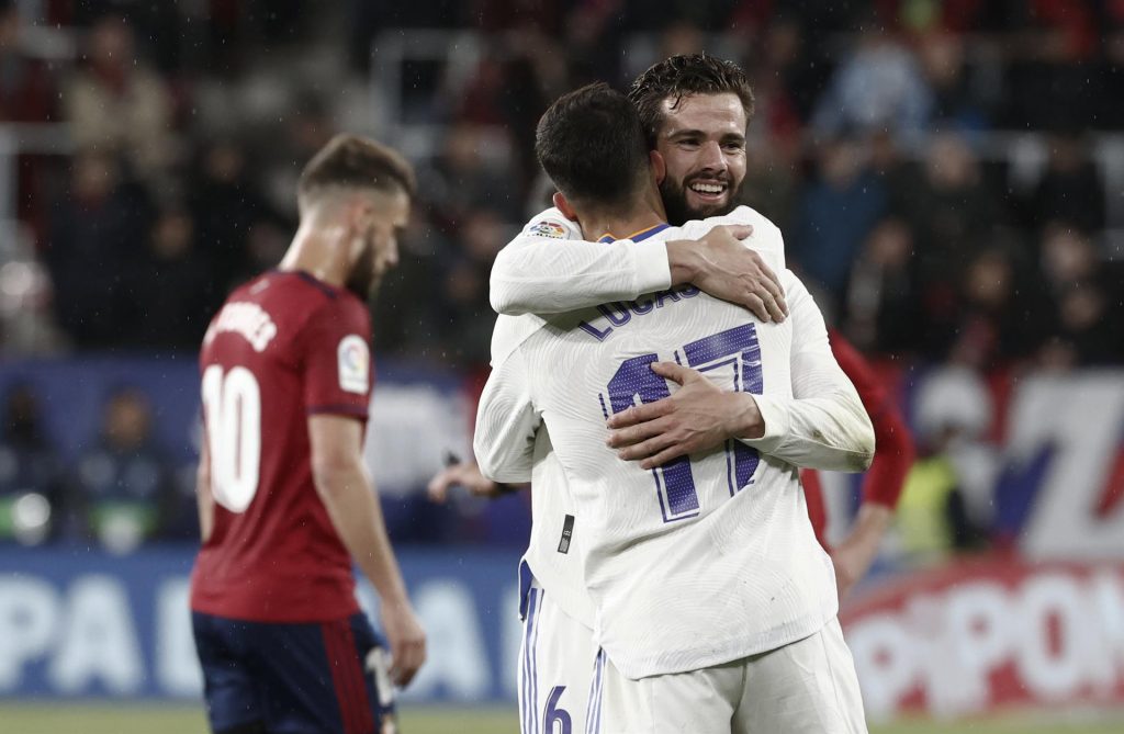 El Real Madrid certifica virtualmente la Liga ante Osasuna (1-3)