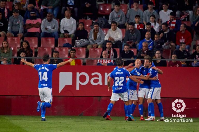 El CD Tenerife gana en su visita al Girona y suma tres puntos de oro en su objetivo de playoff