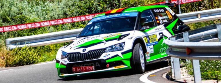 Luis Monzón y José Carlos Déniz dejan el mejor registro en el tramo de clasificación de San Mateo