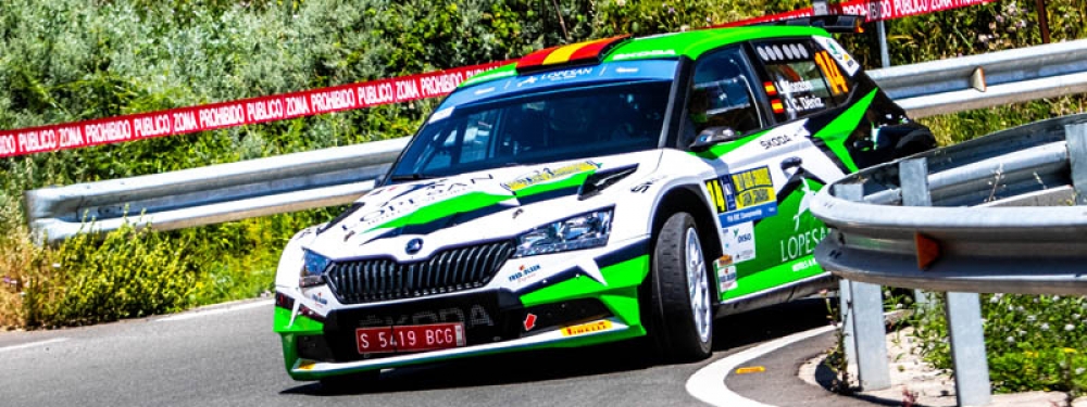 Luis Monzón y José Carlos Déniz dejan el mejor registro en el tramo de clasificación de San Mateo