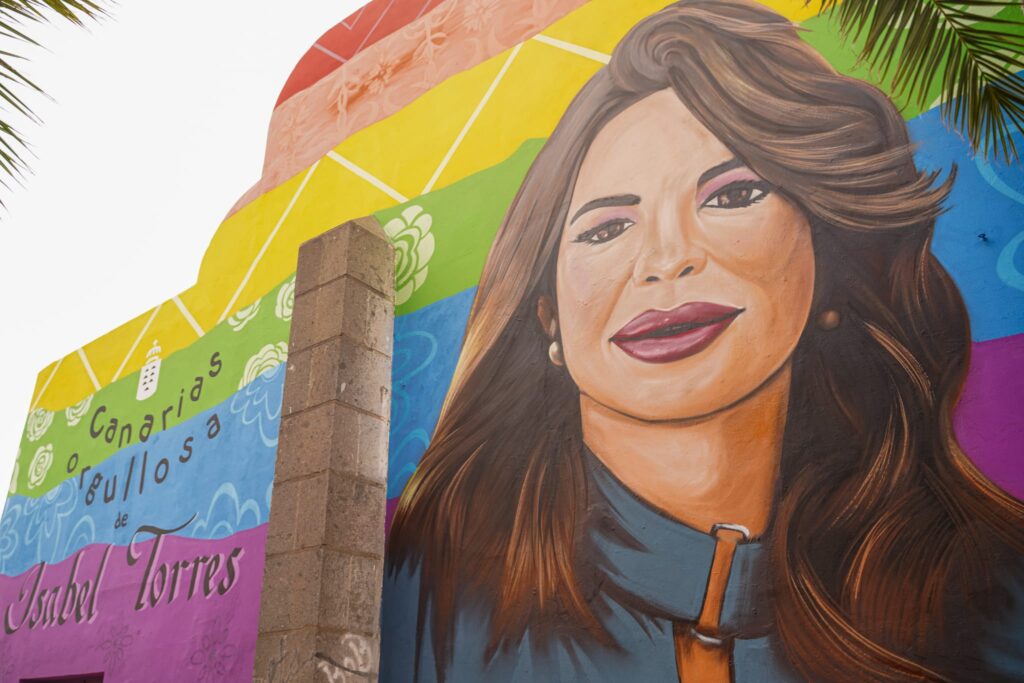 Igualdad dedica un mural a Isabel Torres para que su recuerdo permanezca vivo