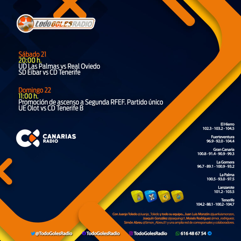 Máxima emoción en Segunda, este fin de semana en ‘Todo goles radio’