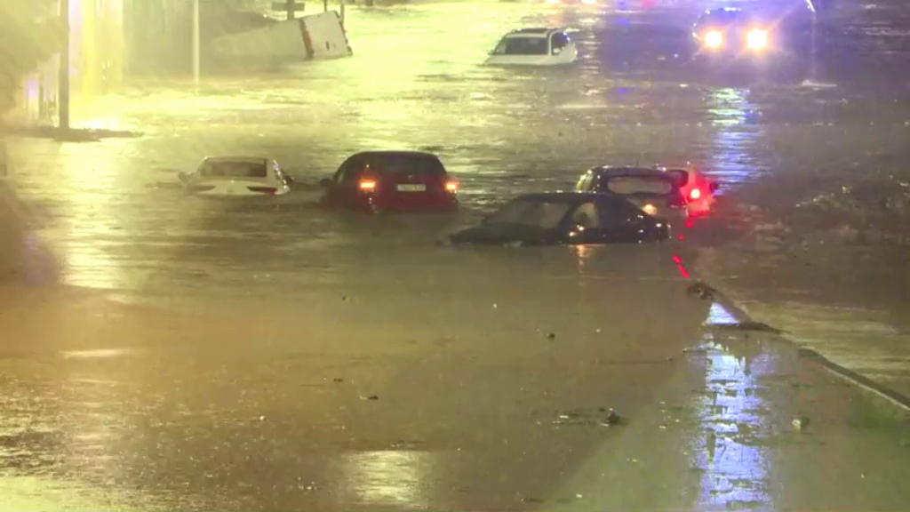 Valencia acumula 232,2 l/m2 en poco más de 24 horas