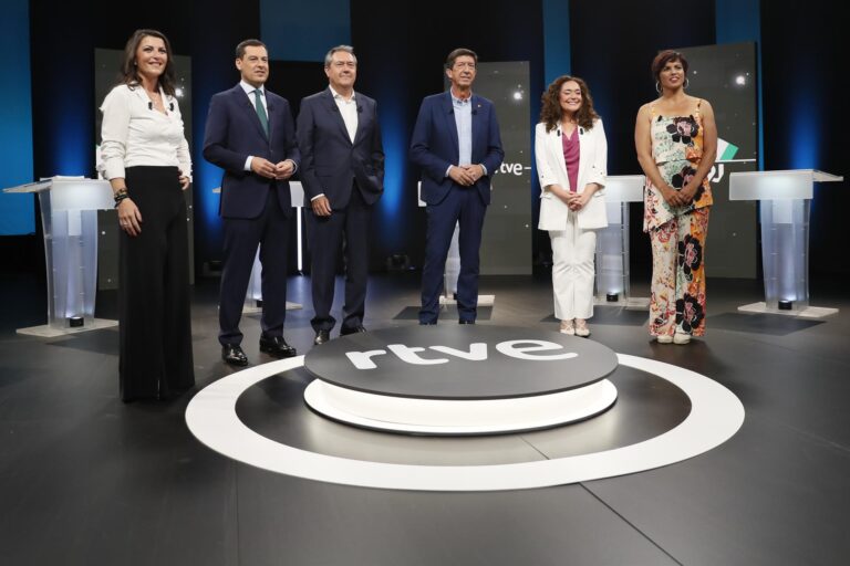 Primer gran debate entre los candidatos a presidir la Junta de Andalucía