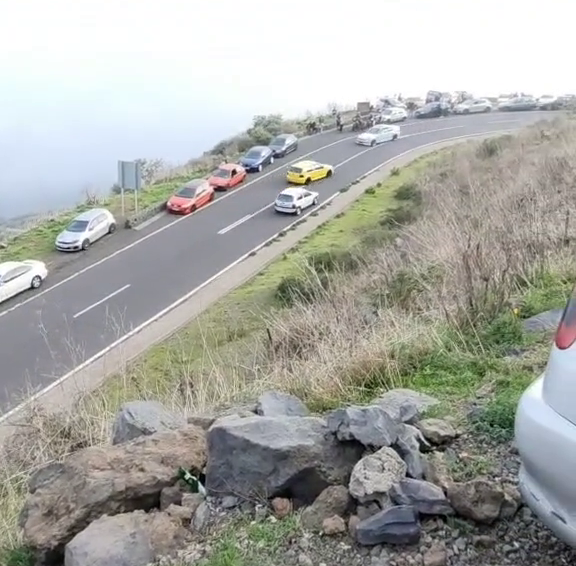 Investigan por conducción temeraria al conductor de un vehículo en la “Subida de los Loros”, Tenerife