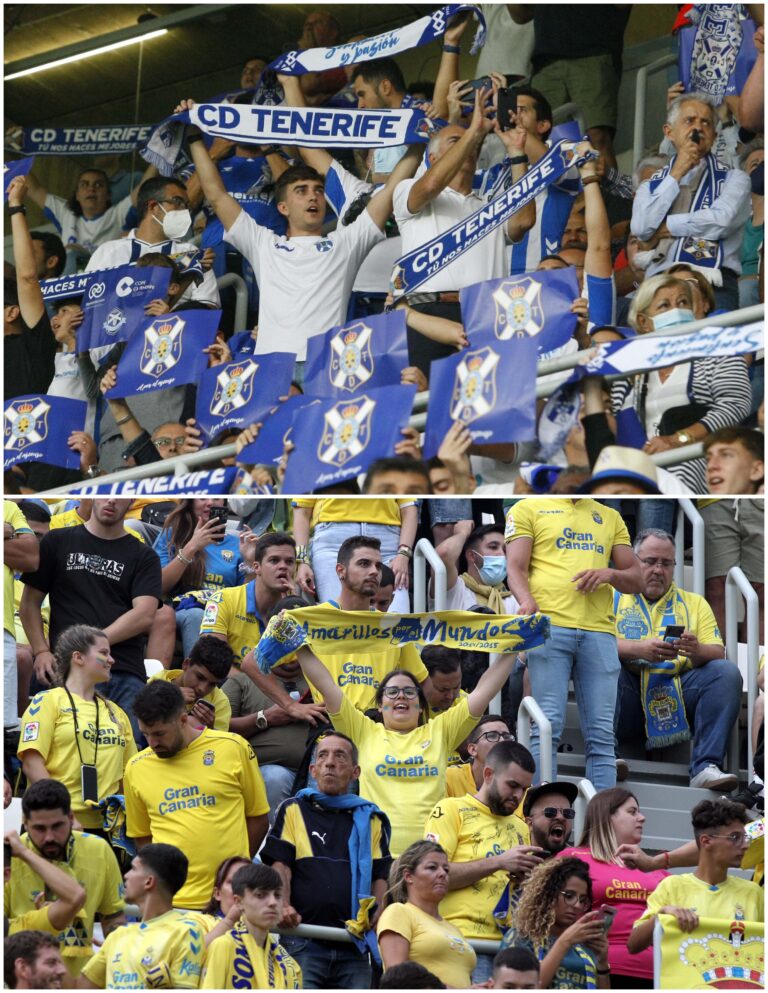 Todos los detalles del derbi canario entre la UD Las Palmas y el CD Tenerife