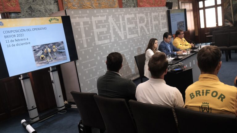 Más de 300 personas integrarán el operativo contra incendios forestales de Tenerife