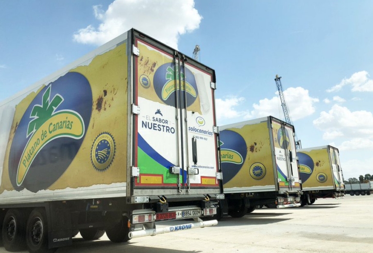 El plátano canario anota precios récord en origen tras el volcán y el alza de costes