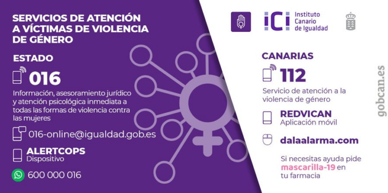 Las denuncias por violencia machista crecieron un 8% en Canarias este invierno