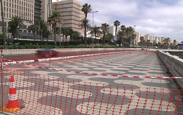 Declaradas de emergencia las obras en la avenida Marítima de Las Palmas de Gran Canaria