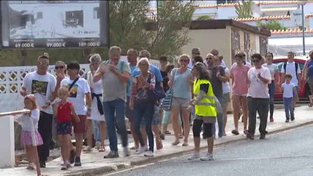 Manifestación en Costa Calma para demandar mejoras en la localidad