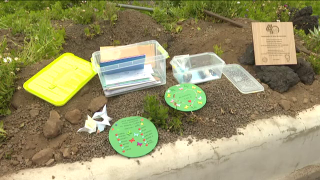 Una cápsula del tiempo para recordar dos años peculiares en el colegio CEIP Adamancasis