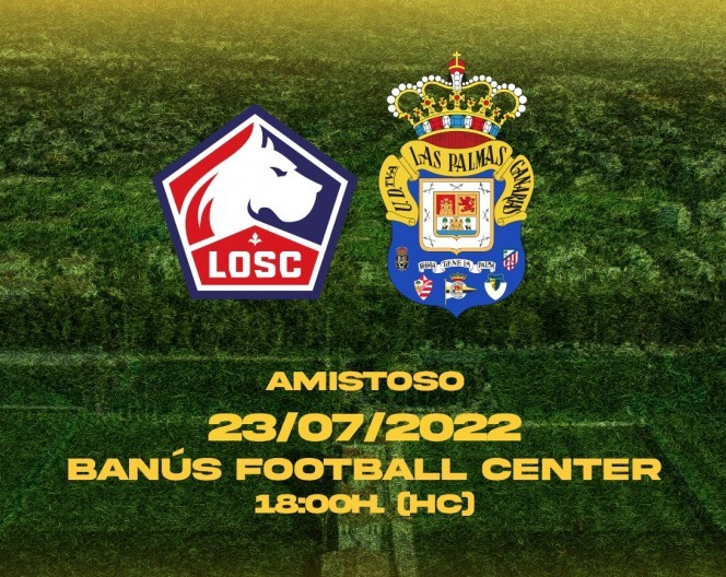 La UD Las Palmas jugará el sábado 23 de julio un amistoso ante el Lille francés