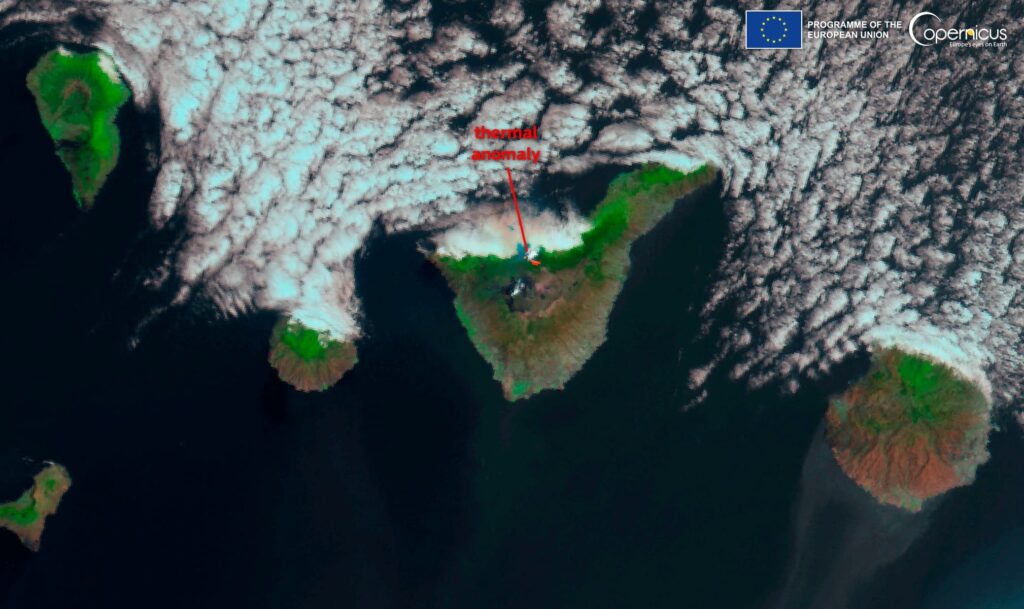 Copernicus incendio Tenerife