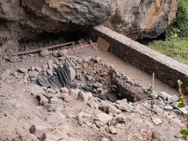 La Palma reactiva los proyectos para abrir al público el yacimiento de El Tendal. 