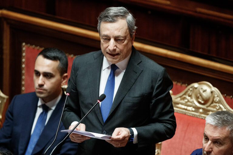 Draghi, dispuesto a seguir como primer ministro de Italia