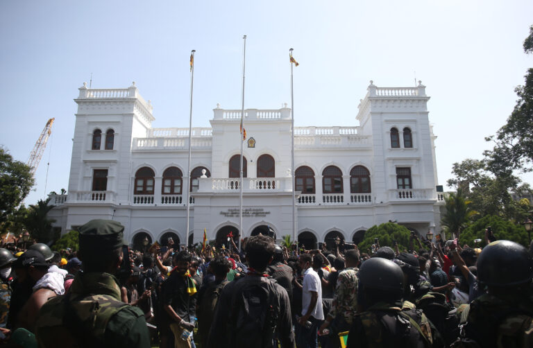 La acampada contra el Gobierno en Sri Lanka cumple 100 días