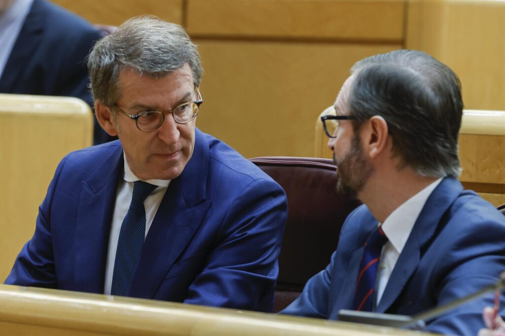 Feijóo se equivoca al votar y apoya la reforma para renovar el Constitucional