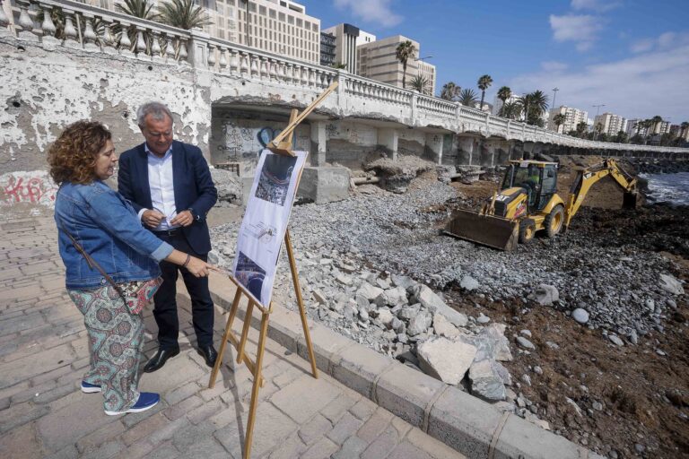 Inician las obras de emergencia de la Avenida Marítima de Las Palmas de Gran Canaria