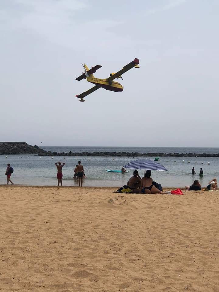 Hidroavión en Las Teresitas