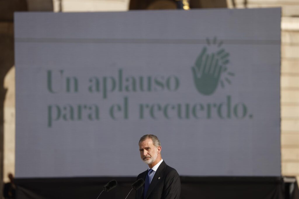 Homenaje víctimas covid 1. Efe