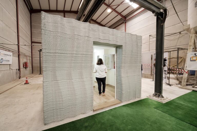 Una empresa canaria presenta una vivienda construida con hormigón 3D