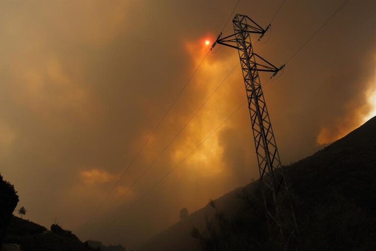 Los incendios de Orense, Lugo y Zamora siguen sin control