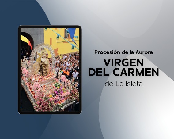 La Virgen del Carmen se reúne con sus fieles en La Isleta