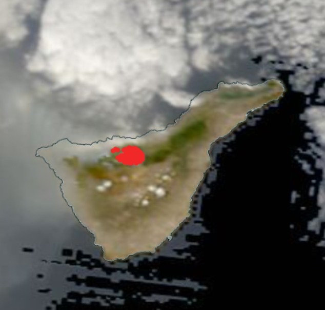 Satélite incendio Tfe.