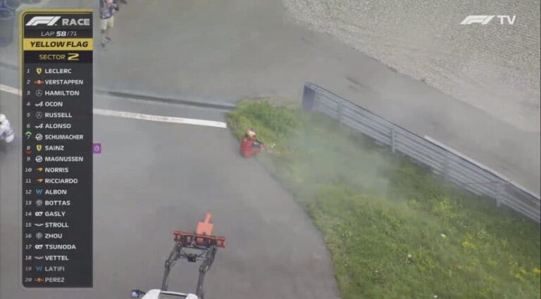Leclerc gana en Austria y Sainz abandona tras incendiarse el motor