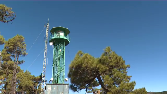 La torre de El Mercadel, kilómetro cero de la vigilancia contra incendios en El Hierro