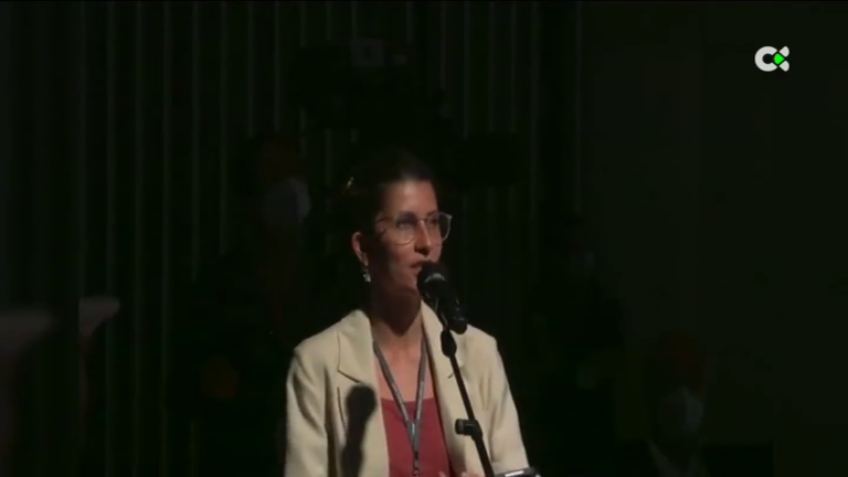 La ingeniera Clara Vázquez asiste a la última reunión de premios Nobel