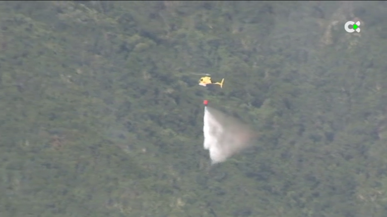 La evolución del incendio de Tenerife es positiva