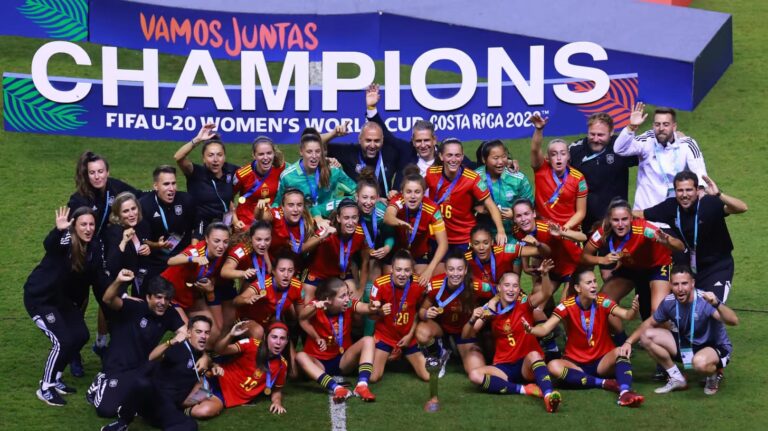 España se corona por primera vez campeona mundial femenina sub’20