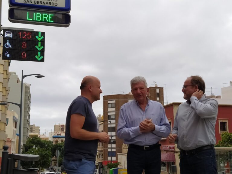 El parking de San Bernardo, en Gran Canaria, instala sensores de ocupación de plazas