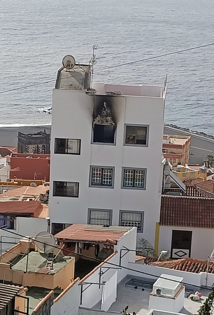 Incendio SC Palma.