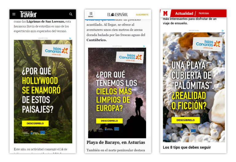 El turismo nacional en Canarias supera los niveles precovid ayudado por una novedosa campaña