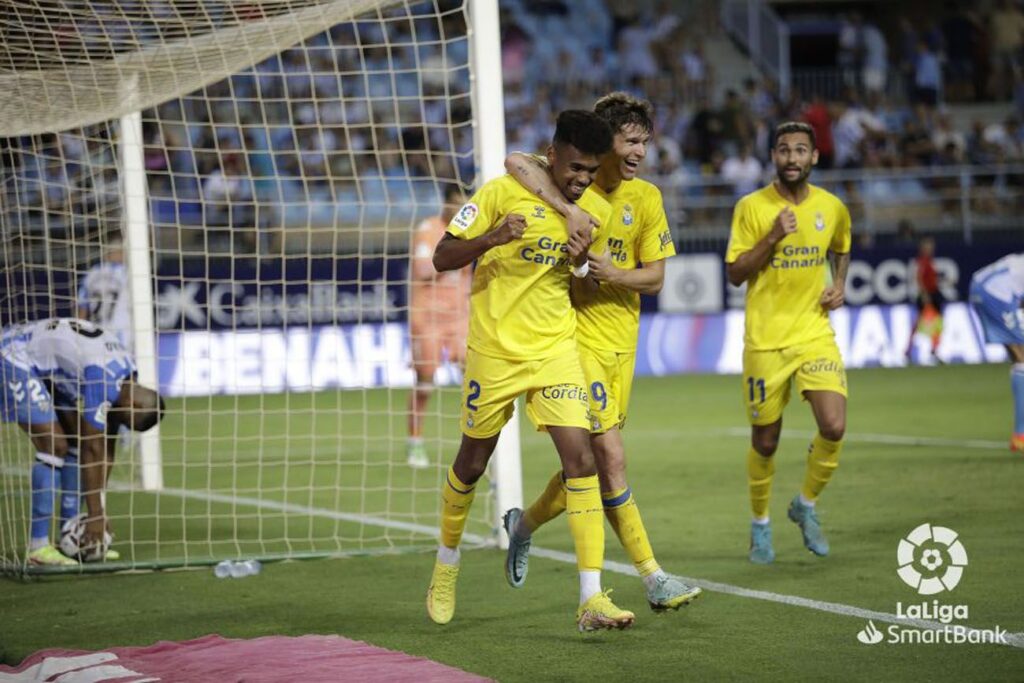 UD Las Palmas golea al Málaga CF (0-4) como visitante